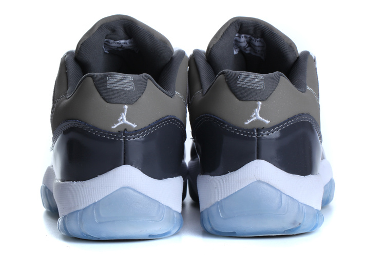 Air Jordan 11 Mens Shoes Gray/Black/Red Online